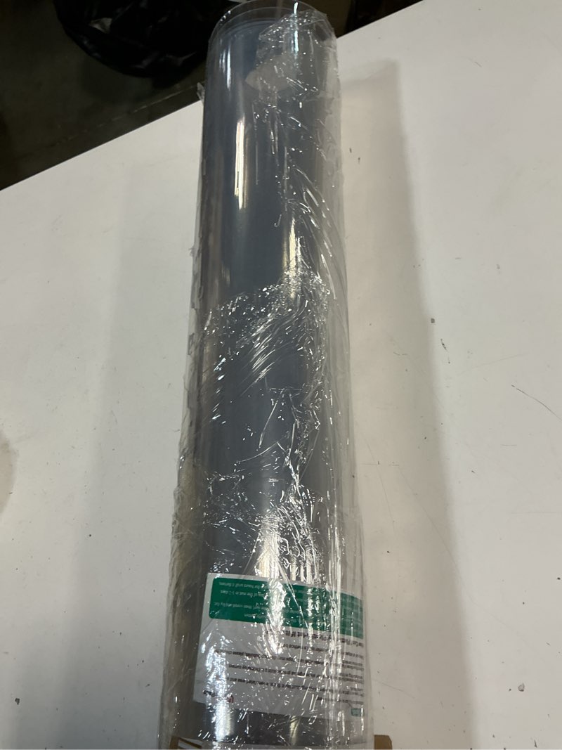 Condition photo showing New/Like New for lovepads clear table cover protector, 42 x 96 inch 2mm thick plastic table cover, table protector for dining room table, waterproof dresser cover top for kitchen, coffee, writing desk 42" x 96" (rectangular) clear 2mm