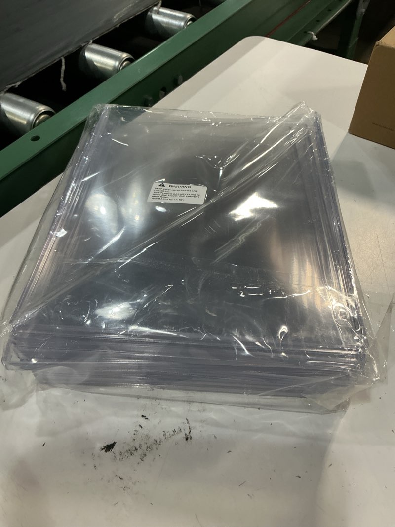 Condition photo showing Good Condition for 10ct magazine toploaders, ultra durable 9x11.5 protectors for magazine, measuring 7mm in thickness, crystal clear pvc, dustproof, archival-safe for magazine display