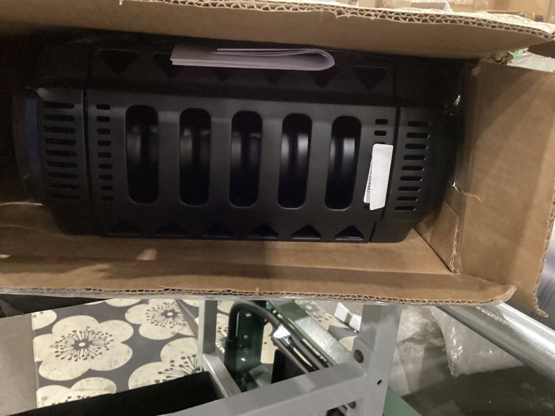 Condition photo showing As Is for Not Tested *** DeLonghi Dragon Digital Oil Filled Radiator Heater, 1500W Electric Space Heater for indoor use, programmable timer, Energy Saving, full room heater with safety features TRD40615EBK, 16\"x10\"x26\", Black