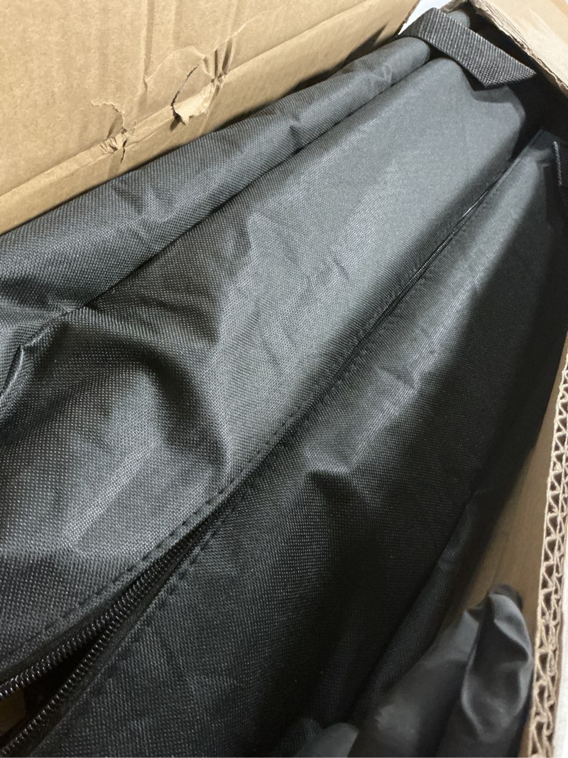 Condition photo showing Good Condition for pipe and drape backdrop stand kit 10x10ft, heavy duty back drop adjustable stand with carry bag, metal background frame for parties wedding birthday decoration photography photo booth video 10x10ft black