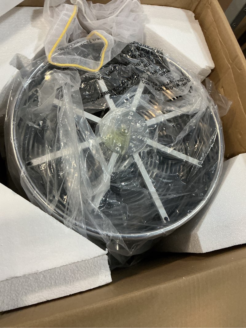 Condition photo showing Good Condition for melonfarm 18” 110v electric double-ring leaf bowl trimme for plant buds, fruits and flowers,hydroponic trimmers,leaves buds trimming machine with 6 extra blades