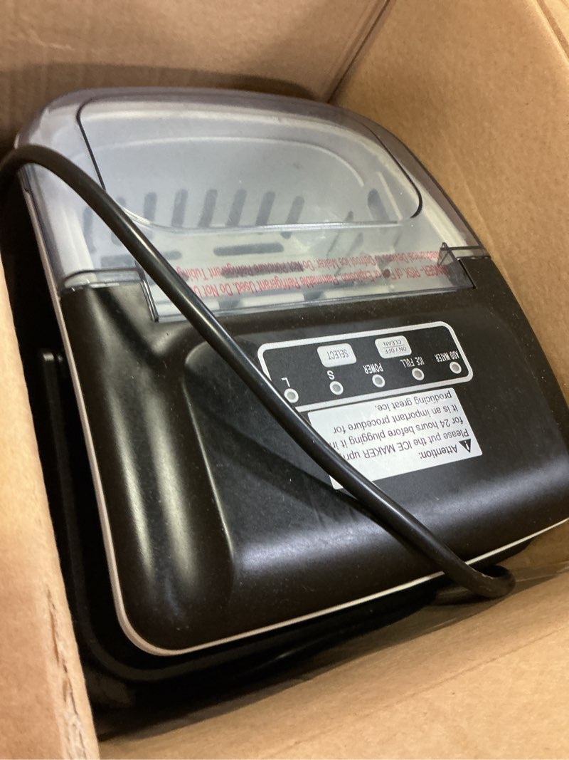 Condition photo showing Good Condition for euhomy nugget ice makers countertop, ready in 8 mins, 35lbs/24h, self-cleaning, portable ice maker machine with ice scoop & basket, sonic ice maker with chewable pellet ice for home/party/rv/camping silver 35lbs/day