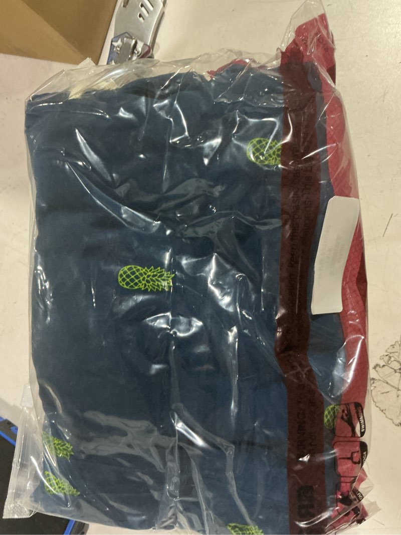 Condition photo showing New/Like New for BRISIRA Mens Swim Trunks 5 Inch Quick Dry Bathing Suit with Compression Liner Beach Swimsuit Board Shorts Pockets Blue Pineapple Small