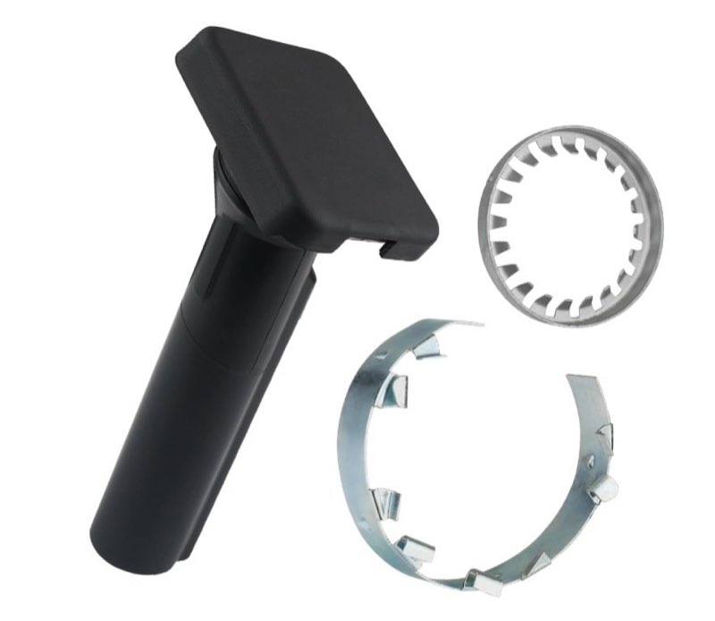 TomGoo Tube Spare Tire Carrier Lock Cover and Rings Kit Compatible with 1999-2007 Chevy Silverado GM