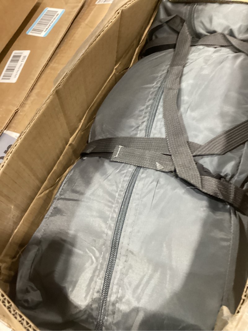 Condition photo showing New/Like New for JOYTUTUS Inflatable Truck Bed Tent 5.5-6.5FT with Awning, Includes Air Pump for Quick 30S Setup, Dual-use Pickup or Camping Tent for 2 Person, Truck Tent with Waterproof Roof Shade and 3 Windows Gray Blue 5.5-5.8 FT