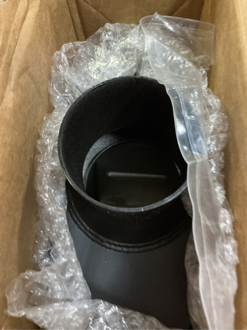 Condition photo showing As Is for muffler 2 inch single chamber 2.0" universal mufflers performance exhaust muffler 2.0 inch,aggressive sound,black(2" center in/out) center in | center out 2" center in | 2" center out | overall 13"