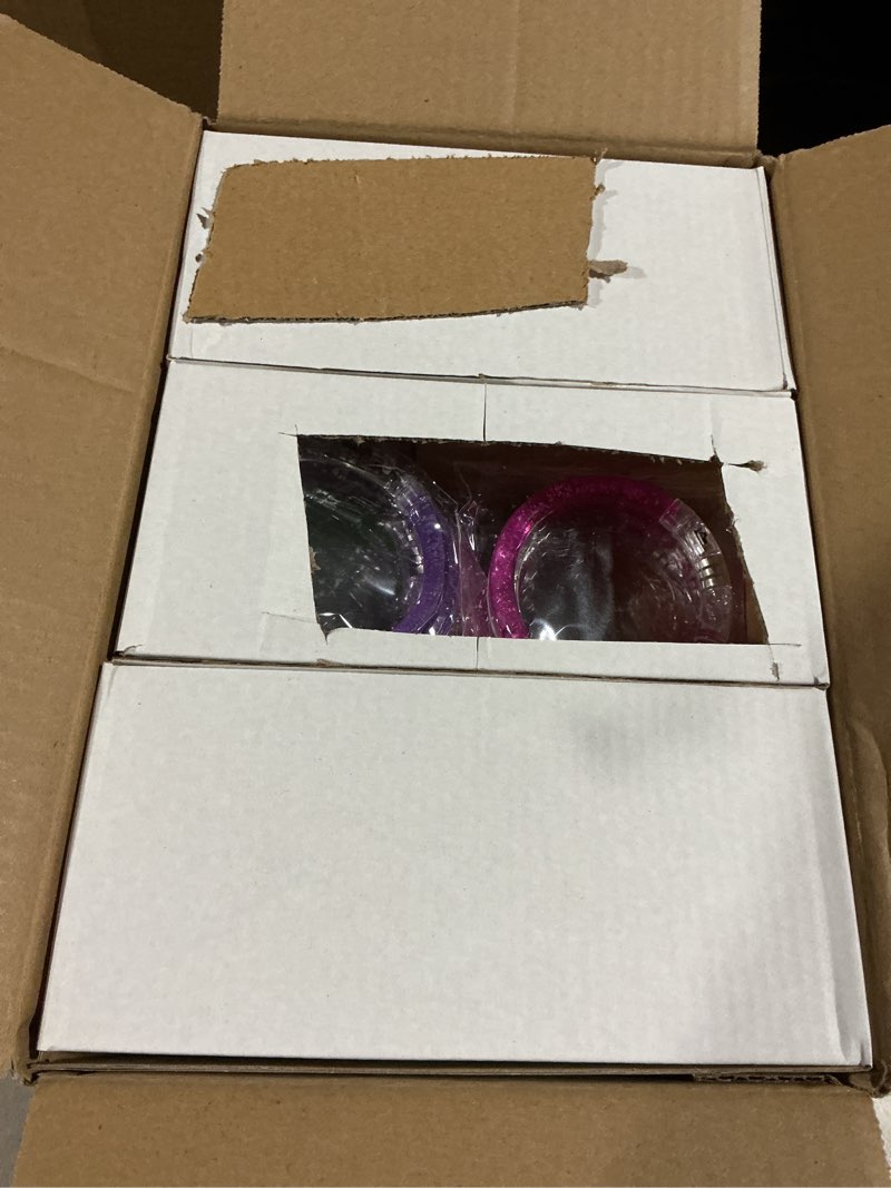 Condition photo showing Good Condition for 120 Pack Glow Bracelets Bulk, Glow in the Dark Party Supplies, 10 Color LED Light Up Bracelets for Adults & Kids Birthday Party Favors, Concert, New Year, Carnival, Raves 120 Bracelets Style