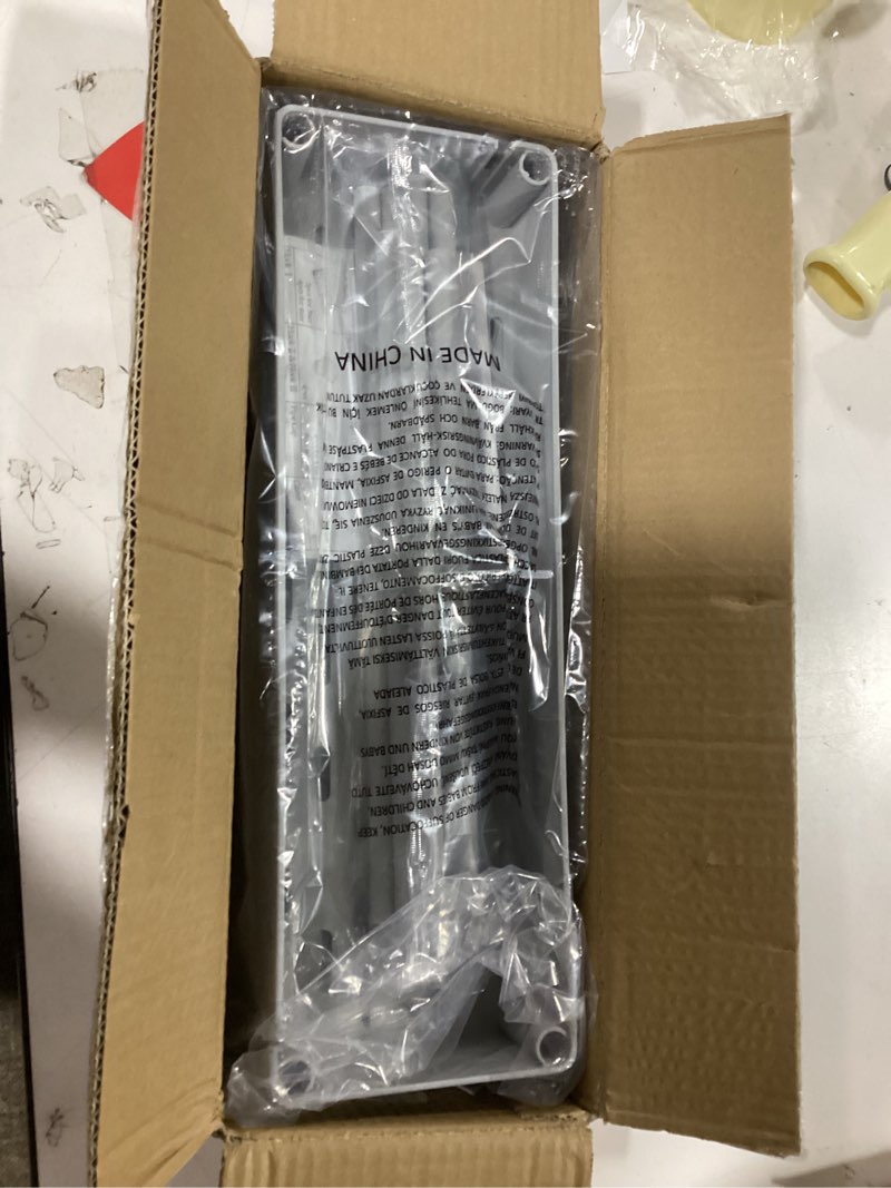 Condition photo showing Good Condition for SPACEKEEPER Slim Rolling Storage Cart, 3 Tier Storage Organizer Laundry Room Organizer Mobile Shelving Unit, Multi-Purpose for Kitchen Office Bathroom Laundry Narrow Places, Gray Grey