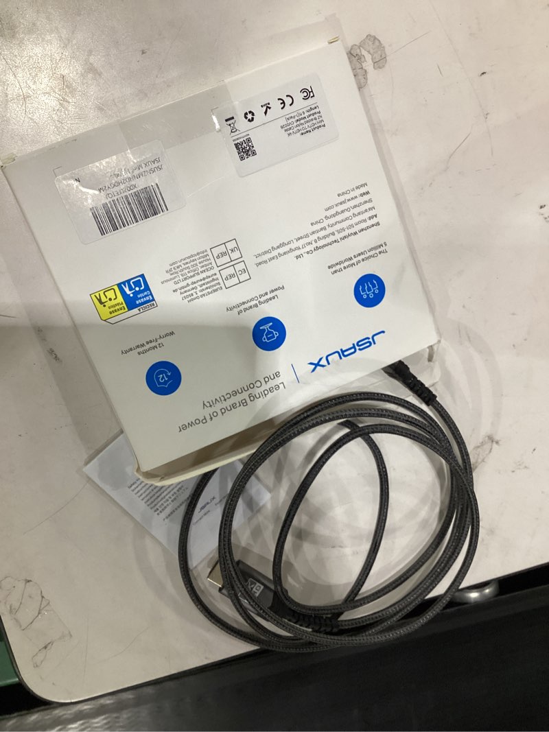 Condition photo showing Good Condition for jsaux mini hdmi to hdmi cable 6ft, [mini hdmi][aluminum shell, braided] high speed 4k 60hz hdmi 2.0 cord, compatible with camera, camcorder, tablet and graphics/video card, laptop, raspberry pi zero w grey 6ft - standard connector