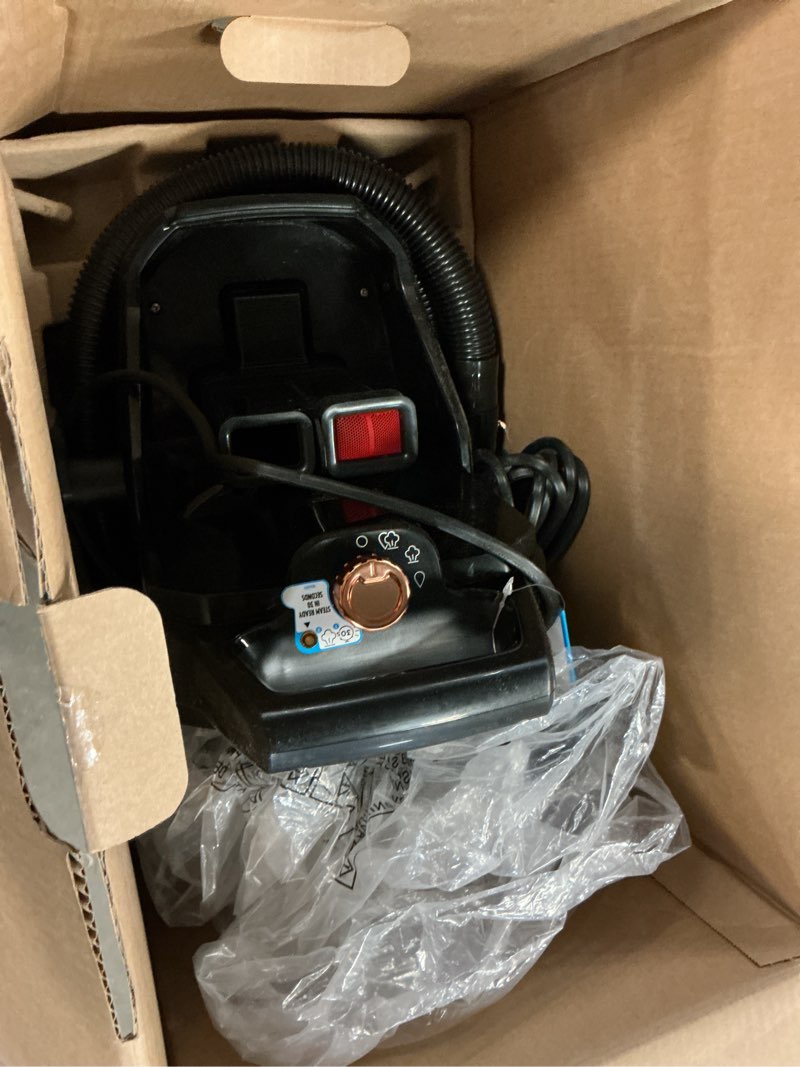 Condition photo showing As Is for bissell little green hydrosteam multi-purpose portable carpet and upholstery cleaner, car and auto detailer, 3618