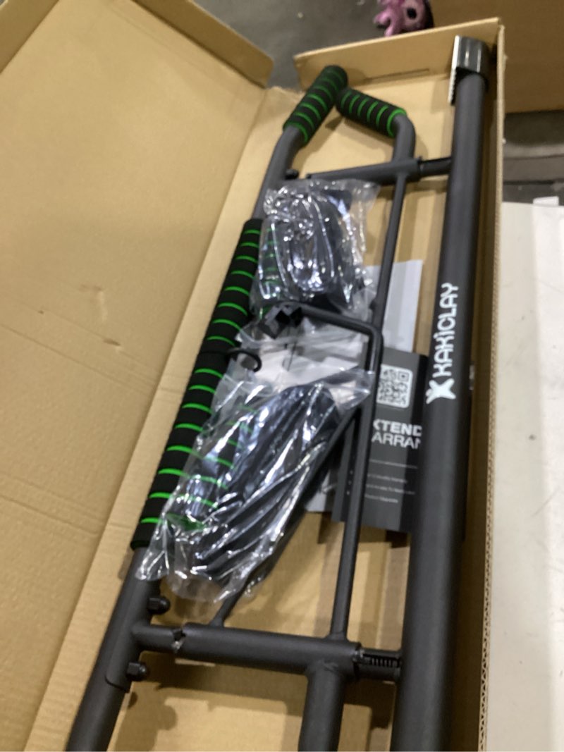 Condition photo showing Good Condition for new upgrade pull up bar for doorway - foldable design & space-saving, upto 440 lbs capacity, no screwing or slipping - usa original patent, designed, shipped, warranty
