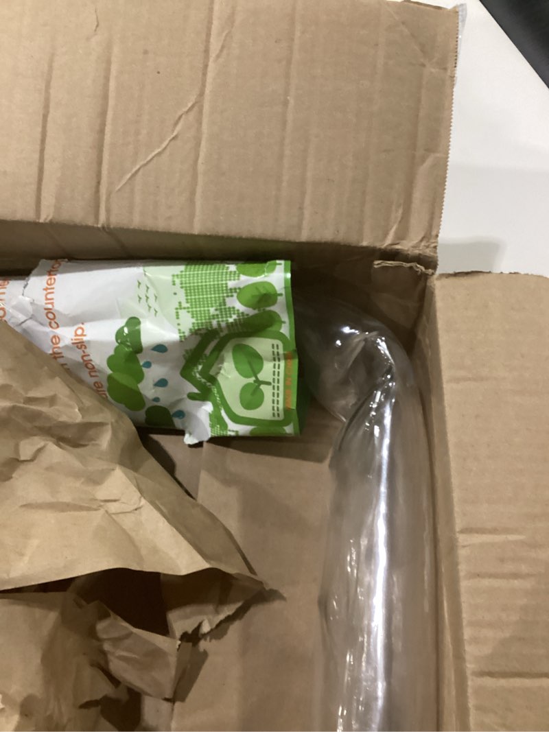 Condition photo showing As Is for Clear Silicone Countertop Protector Mat, Non Slip & Heat Resistant Mats for Kitchen Countertop (78.7" X 23.6") 78.7"L x 23.6"W