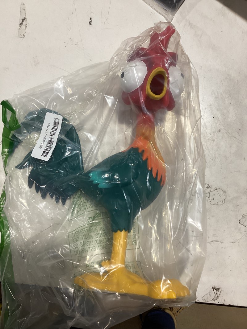 Condition photo showing Good Condition for disney moana squeeze and scream heihei toy figure