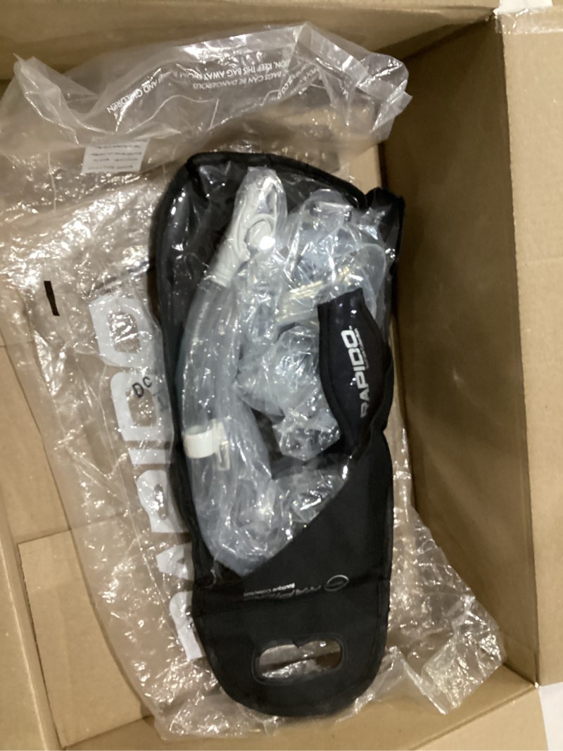 Phantom Aquatics Rapido Boutique Collection Marine Adjustable Snorkeling Fin Tempered Glass Mask Sno