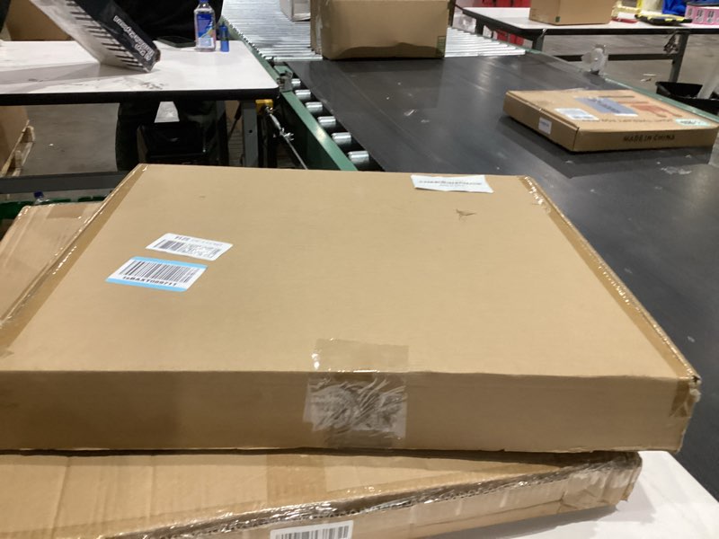 Condition photo showing New/Like New for Large Wall Clock, Modern Clocks for Living Room, Geometric Design - Silent Wall Clock, Battery Operated, for Living Room,Bedroom,Kitchen,Study or Entryway Decor-30'' Gold