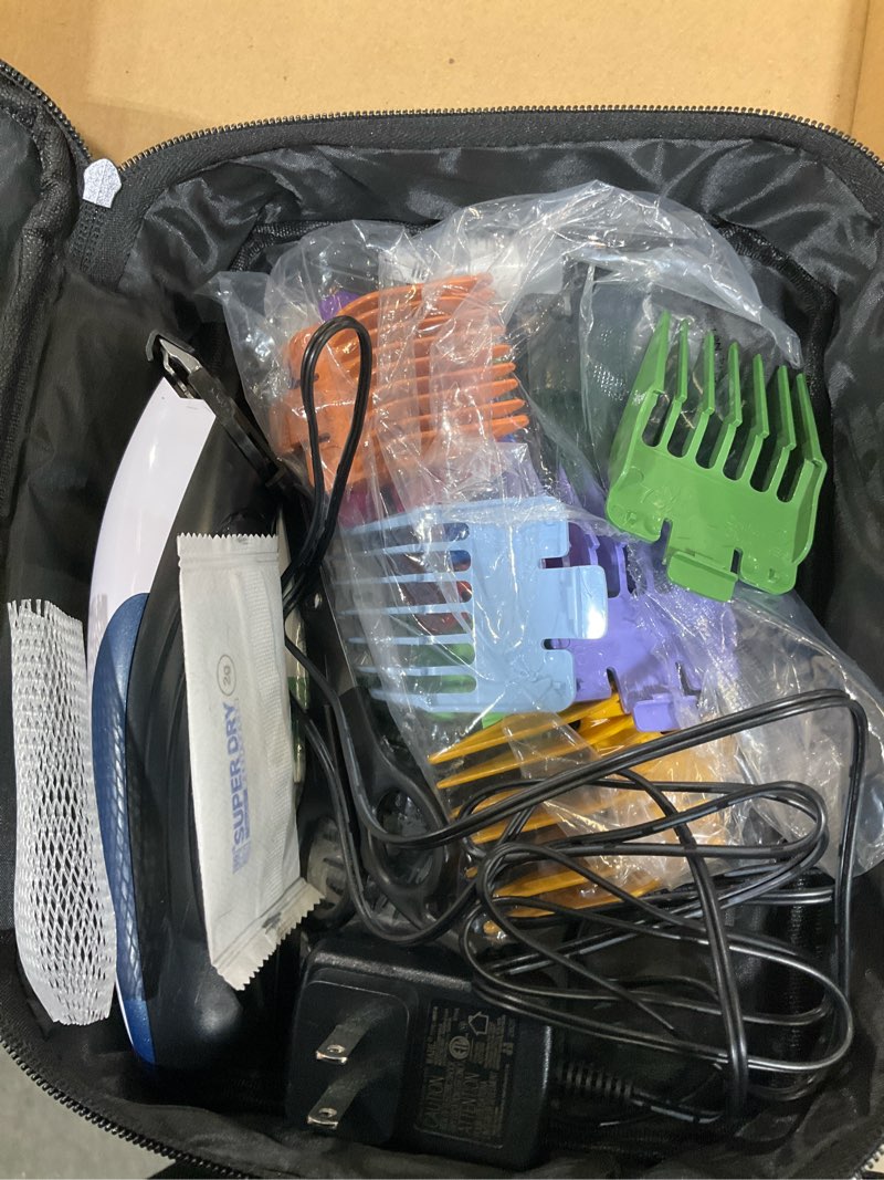 Condition photo showing As Is for Wahl Color Pro Cordless Rechargeable Hair Clipper & Trimmer – Easy Color-Coded Guide Combs - for Men, Women, & Children – Model 9649P