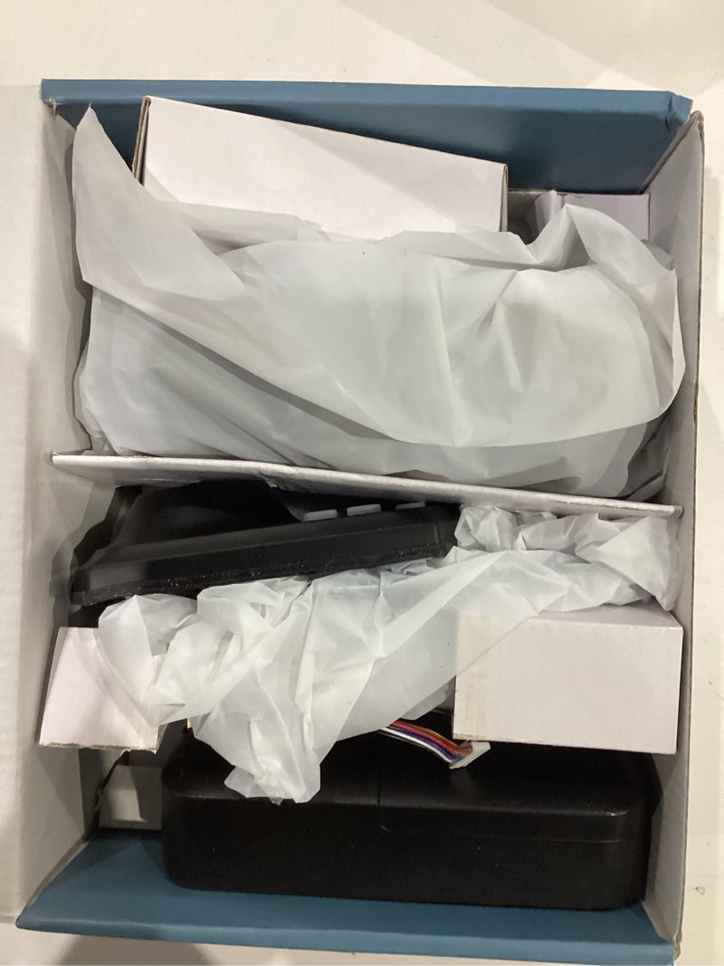 Condition photo showing As Is for TEEHO TE001K Keyless Entry Door Lock with Handle, Electronic Keypad Deadbolt with 2 Knobs, High-Security Front Door Handle Set for Home & Rental, Smart Auto-Locking, Easy Install, Matte Black