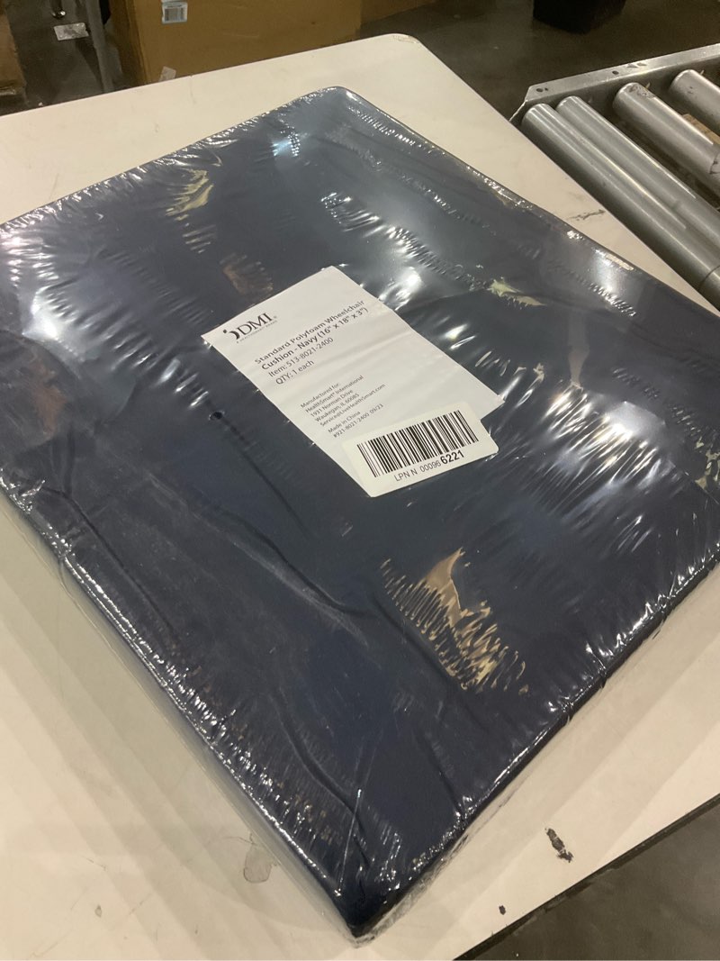 Condition photo showing New/Like New for DMI Seat and Chair Cushion for Office Chairs, Wheelchairs, Scooters, Kitchen Chairs or Car Seats, FSA HSA Eligible, for Support and Height while Reducing Stress on Back, Tailbone or Sciatica 3 Inch thick