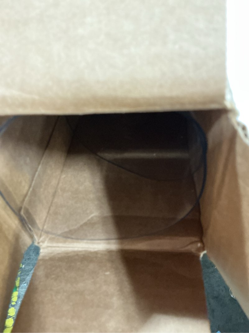 Condition photo showing As Is for Warmstar Clear Table Protector 2mm Thick, Dia.48 Inch Round Table Cover Protector, Plastic Table Cover, Clear Desk Mat Desk Pad, Desk Protector Mat for Coffee Table, Writing Desk, Dining Room Clear 48" x 48"