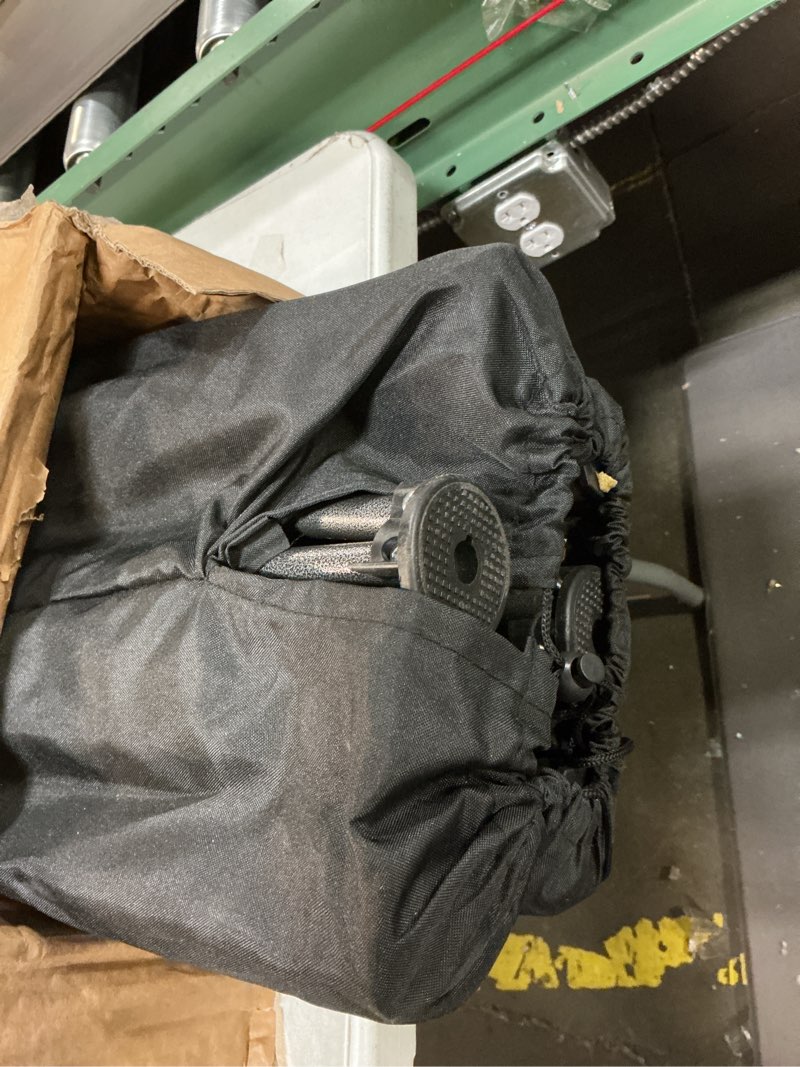 Condition photo showing Good Condition for FAIR WIND Oversized Fully Padded Camping Chair Folding Loveseat Camping Couch Double Duo Chair Heavy Duty Quad Fold Arm Chair with Cup Hold - Supports 650 LBS Black Black Loveseat