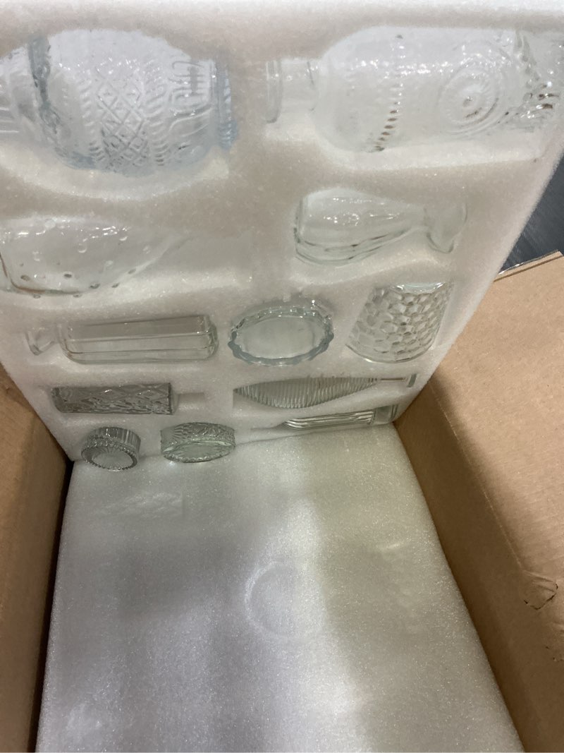 Condition photo showing Good Condition for 24 pack glass bud vase in bulk - beahot clear flower vases for wedding decorations, mini vase for centerpiece table decorations, small boho vase for home, wedding decor, mother's day, party, office