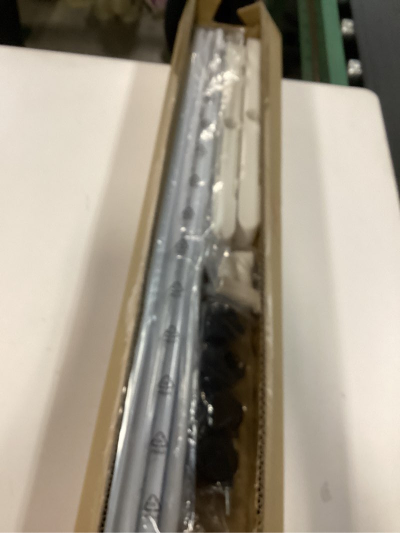 Condition photo showing Good Condition for Honey-Can-Do Portable Metal Clothes Rack with Bottom Shelf, White GAR-09069 White 30 lbs