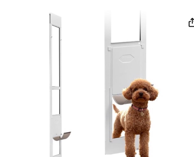 sliding glass dog door 