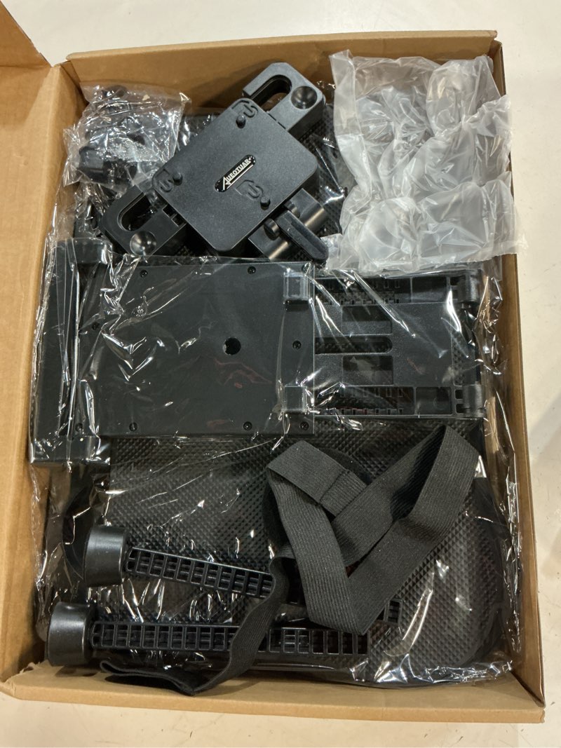 Condition photo showing New/Like New for car back seat tray table, stable foldable auto backseat food trays desk for rear passenger road trip eating & work, multifunctional adjustable travel tray with phone drink holder for laptop ipad car backseat tray table