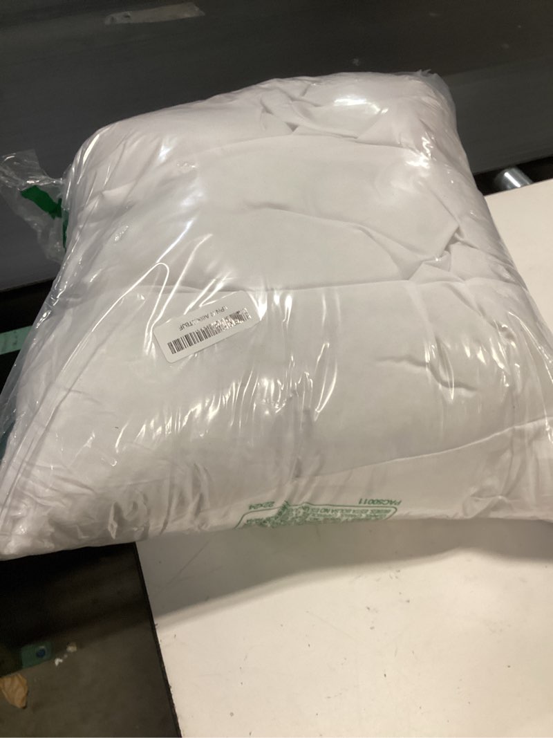 Condition photo showing As Is for Thin Flat Slim Ultra Soft Bed Pillows Queen Size Set of 2 Pack for Sleeping, Bed Pillow for Stomach Back and Side Sleepers, Machine Washable 20x28 inches Queen(set of 2)