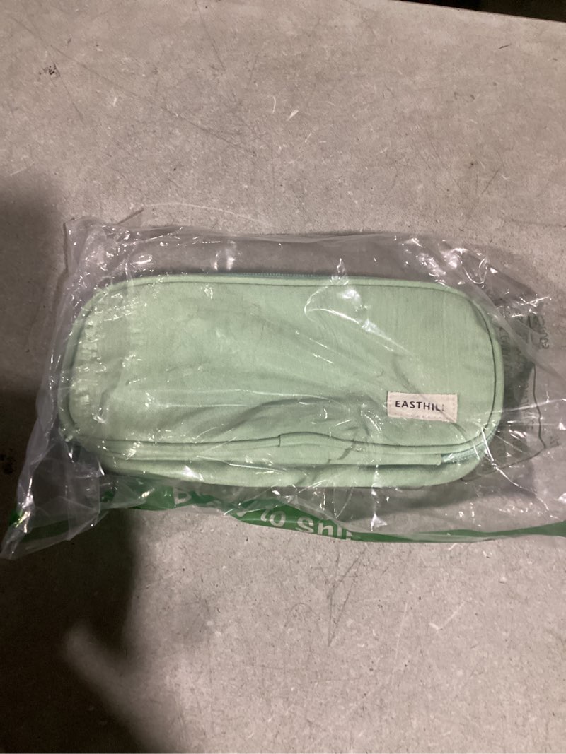 Condition photo showing Good Condition for EASTHILL Large Capacity Pencil Case Pen Pouch Organizer Canvas Pencil Bag with Handle School Supplies for Teen Girls-Green