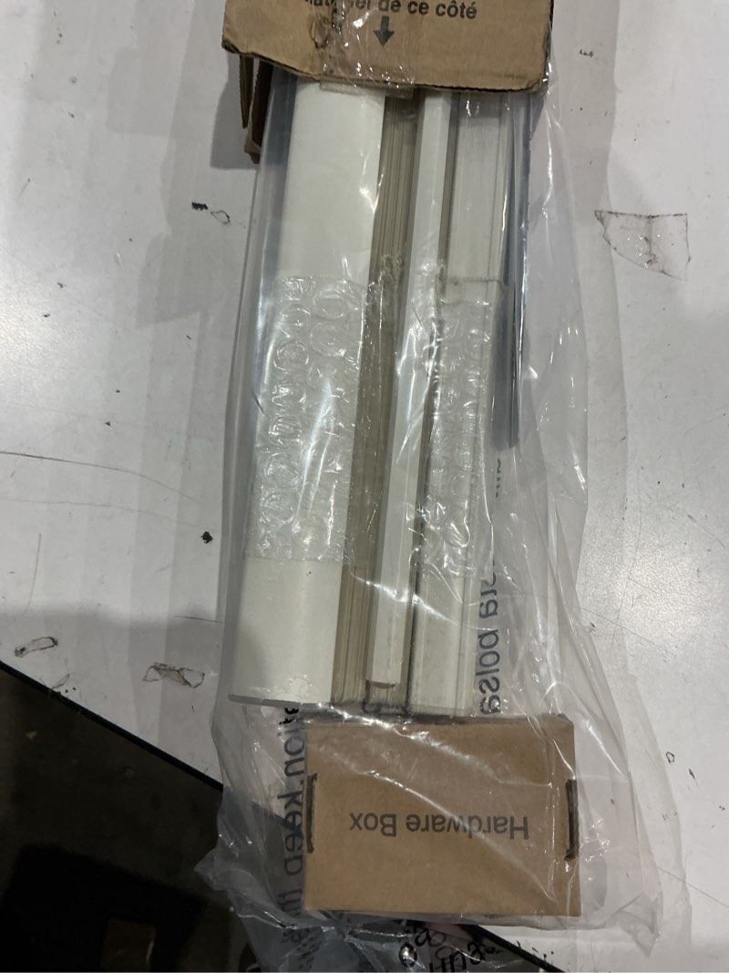 Condition photo showing Good Condition for lazblinds cordless beige 1” light filtering vinyl mini blinds, 31" w x 48" h horizontal window blinds for home, cordless shades for indoor windows beige 31"w x 48"h