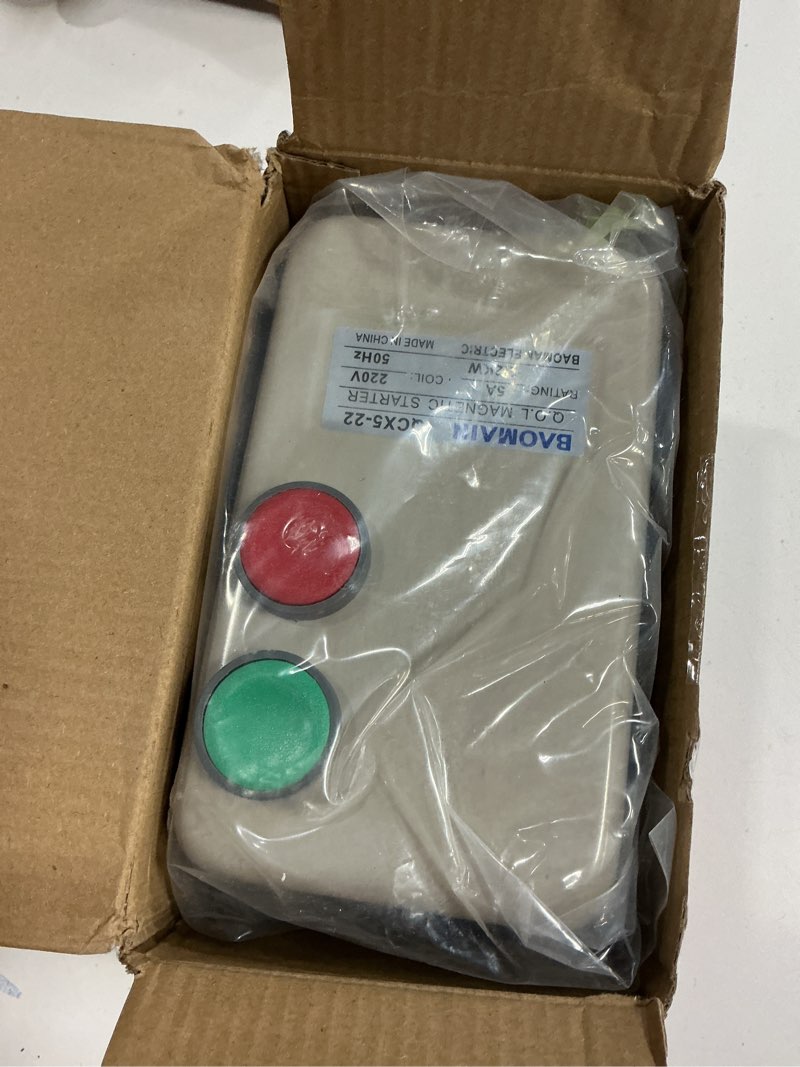 Condition photo showing New/Like New for Baomain Magnetic Electric Motor Starter Control QCX5-22 AC 220V 3.2-5A 3HP 1.5-2.2KW 3 Phase