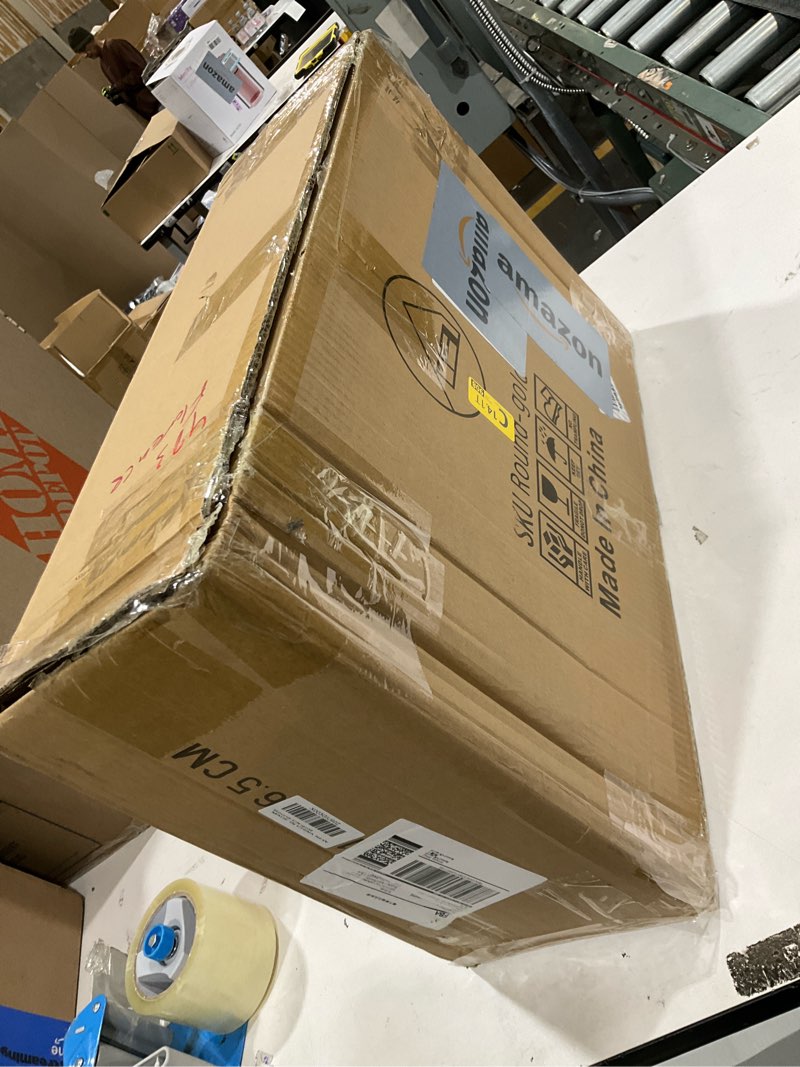 Condition photo showing As Is for Gold Coat Racks, Metal Coat Rack Freestanding with Hooks, Entryway Coat Rack Stand, Coat Racks with Marble Base, Coat Tree for Hanging Clothes, Hats, Bags Gold-white Round