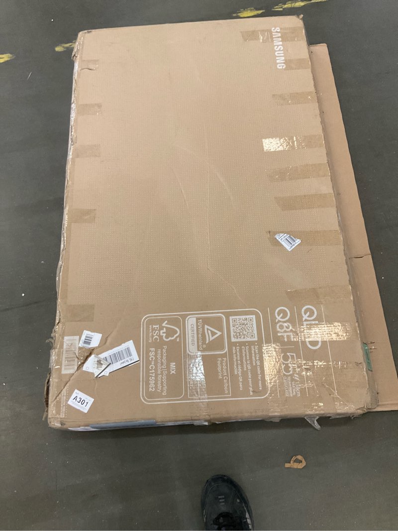 Condition photo showing As Is for Samsung 55-Inch Class QLED Q8F 4K UHD Smart TV (2025 Model) Q4 AI Processor, 100% Color Volume with Quantum Dot, AirSlim Design, Endless Free Content, Samsung Vision AI, Alexa Built-in 55-Inch TV Only