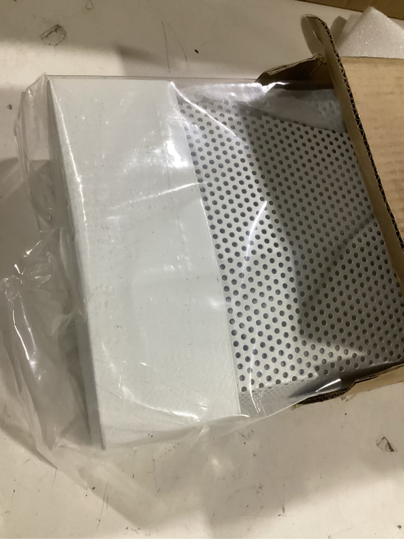 Condition photo showing Good Condition for 4ft steel easy slip-on baseboard heater cover with end caps for bathroom & hydronic system for replacing old cover, white cover 4ft ?with end caps?