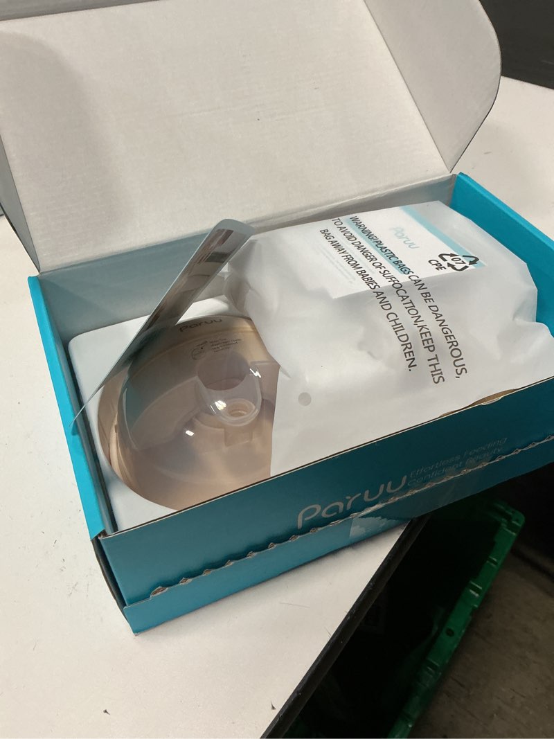 Condition photo showing Good Condition for paruu hands free breast pump p16, wearable breast pump electirc portable with 4 modes & 12 levels, max 309mmhg strong suction 19/21/24mm flange inserts wearable breastfeeding pump, 2 pack?nude