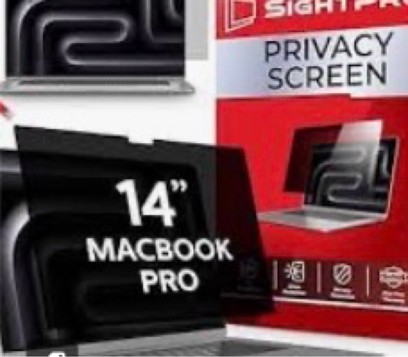 Magnetic Privacy Screen Protector for Macbook and Macbook Pro, Easy-removal and 3H Thickness (Macboo