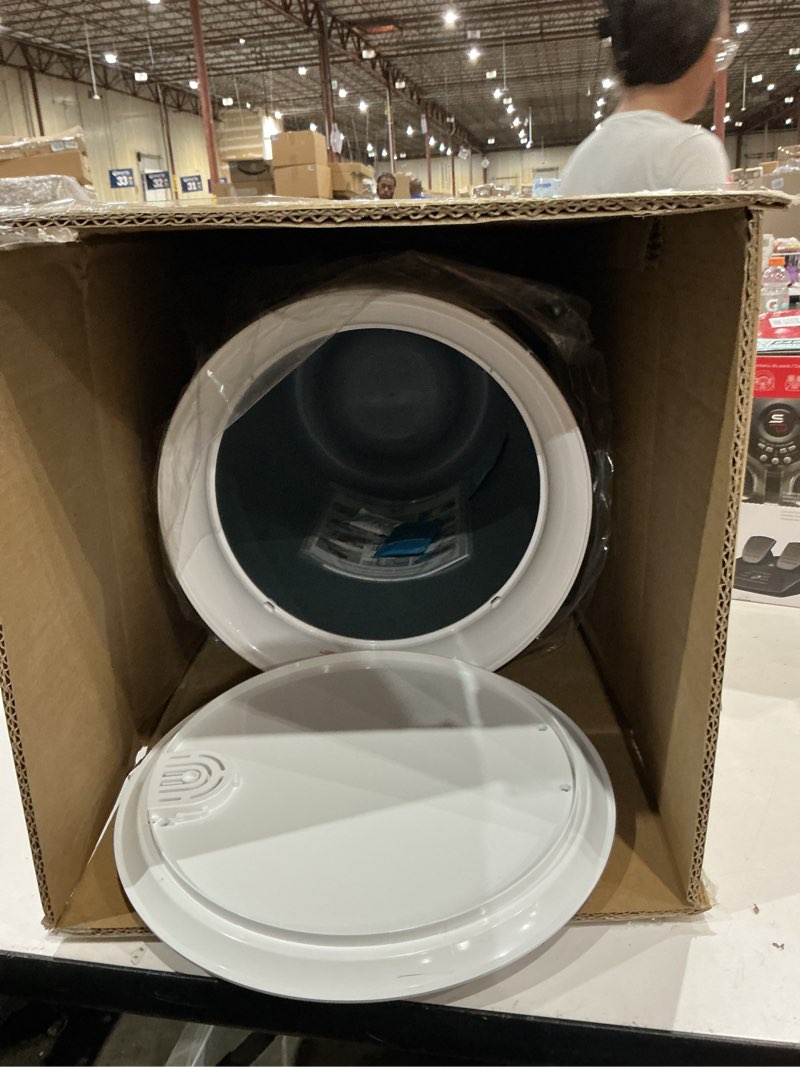 Condition photo showing As Is for keenray large towel warmer bucket, luxury towel warmer for bathroom, lcd screen for time and temperature, delay time up to 24 hours, fits 3 large towels, blankets, bathrobes, pj's, gift for him & her