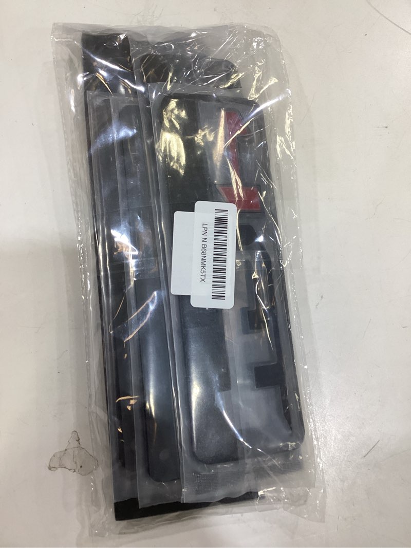 Condition photo showing As Is for 4Pcs AT4 HD Emblem Sierra Letters 3D Side Door Rear Tailgate Badge Sticker Decal NamePlate 85002068 