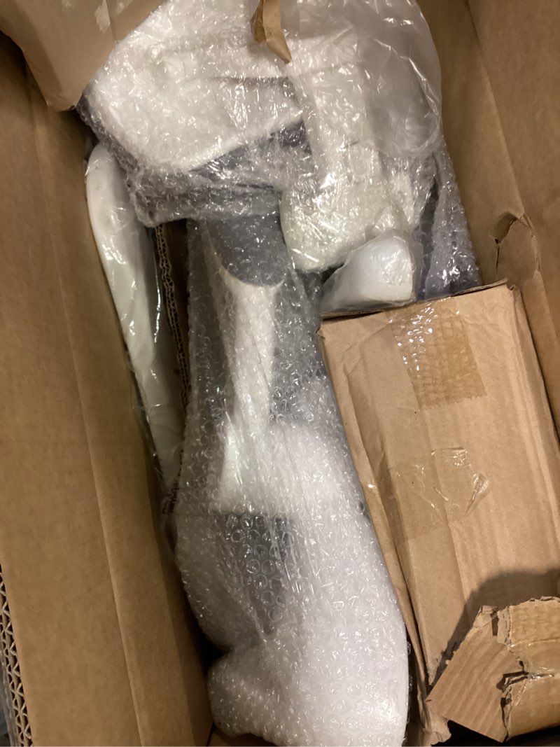 Condition photo showing Good Condition for Monhey Office Chair Ergonomic Desk Chair with Lumbar Support&Headrest&Flip-up Arms Height Adjustable Rocking Swivel High Back Computer Chair Warm Taupe Mesh Study Chair (02White+Grey)