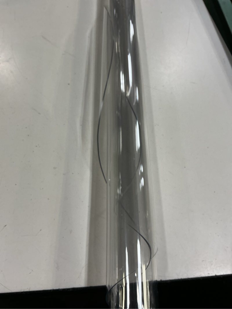 Condition photo showing Good Condition for 32 inch diameter round table top protector clear plastic tablecloth dining coffee wood wooden glass furniture tabletop topper protective cover office desk chair pad pvc vinyl wipeable water resistant 32" (round) upgraded clear color