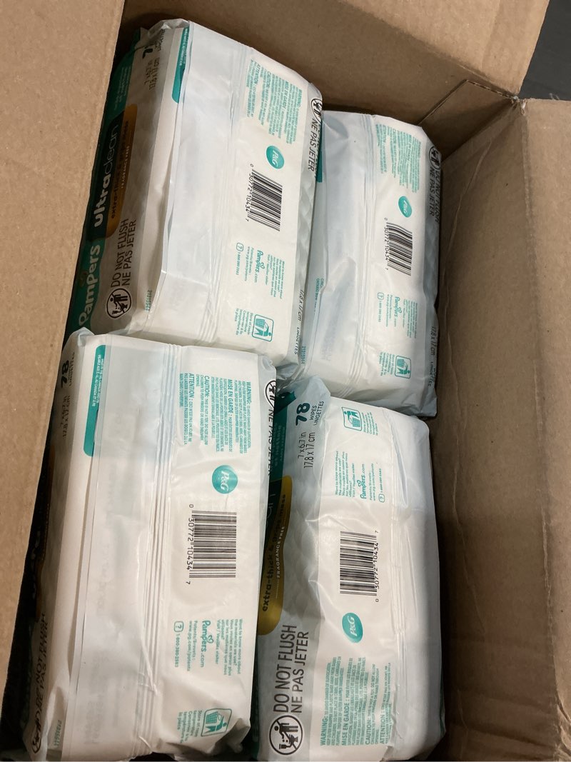 Condition photo showing New/Like New for pampers free & gentle baby wipes - 936ct
