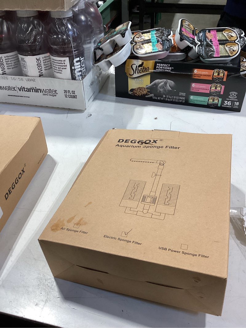 Condition photo showing New/Like New for Aquarium Electric Sponge Filter with Pump for Shrimps Bettas Axolotls Breeding Fry Fish Tanks(M) 20 to 55 Gallons