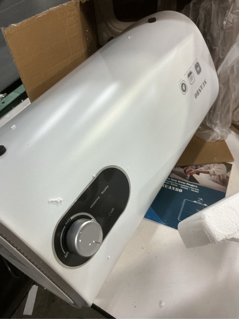 Condition photo showing Good Condition for electric water heater 4 gallon mini tank hot water under sink instant for kitchen bathroom 110v 1500w, wall or floor mounted, easy to install