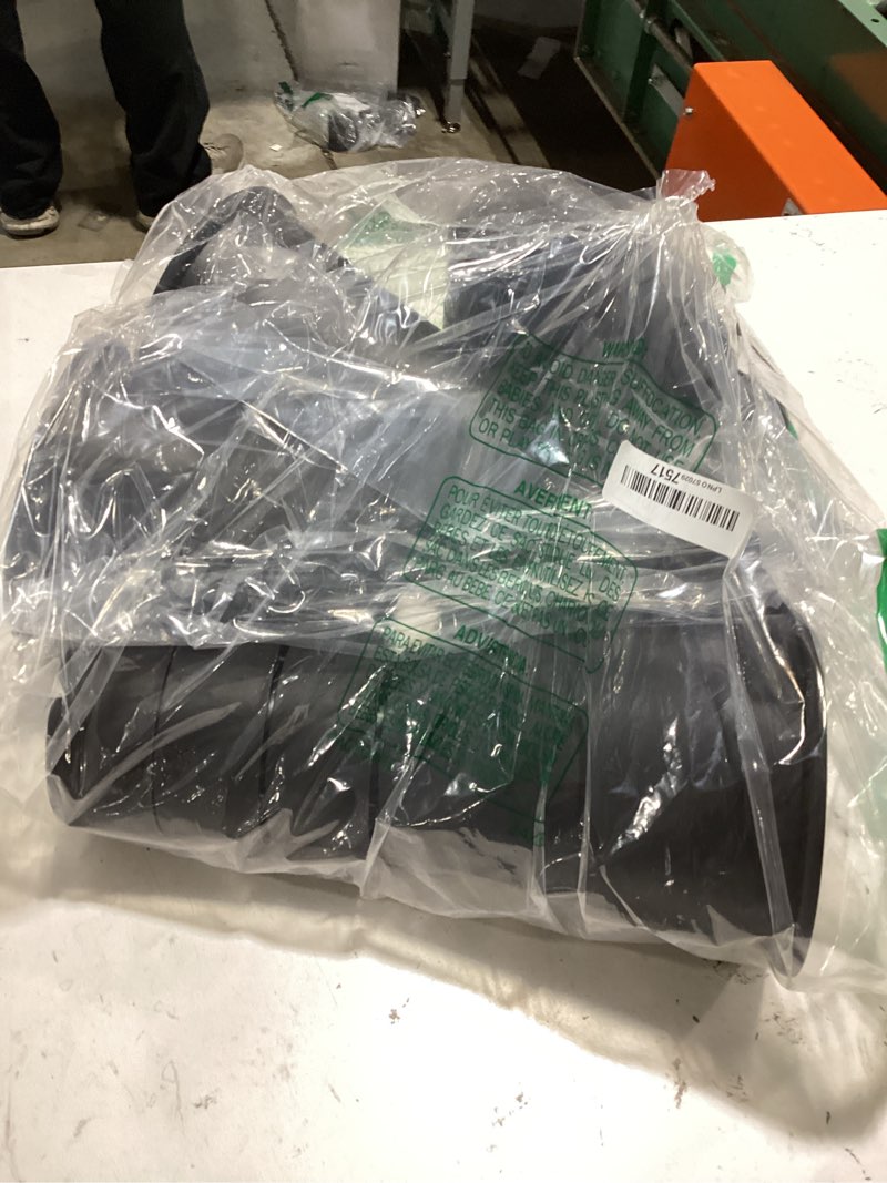 Condition photo showing Good Condition for incomplete shouwuhho bed risers 12 inch heavy duty, round furniture risers lifts 6" 8" 10" 12" for bed desk table sofa couch, adjustable bed frame risers supports up to 6,000 lbs, black, 4 pack 4 raise: 12"