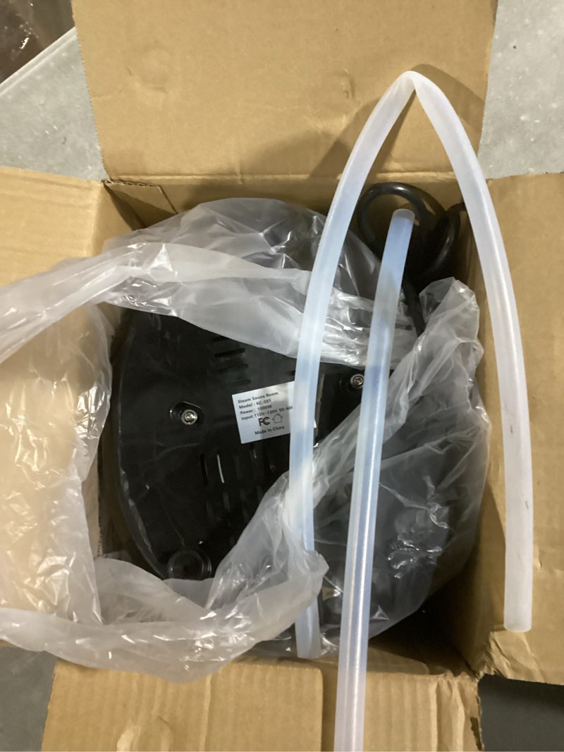 Condition photo showing Good Condition for Sauna Steamer Machine, 3L 1200W Portable Sauna Steamer, Indoor Sauna Steamer Pot with Remote Control, Timer, 15 Heating Levels, Steam Cup, Home Spa Sauna Accessories, Steam Generator for Sauna