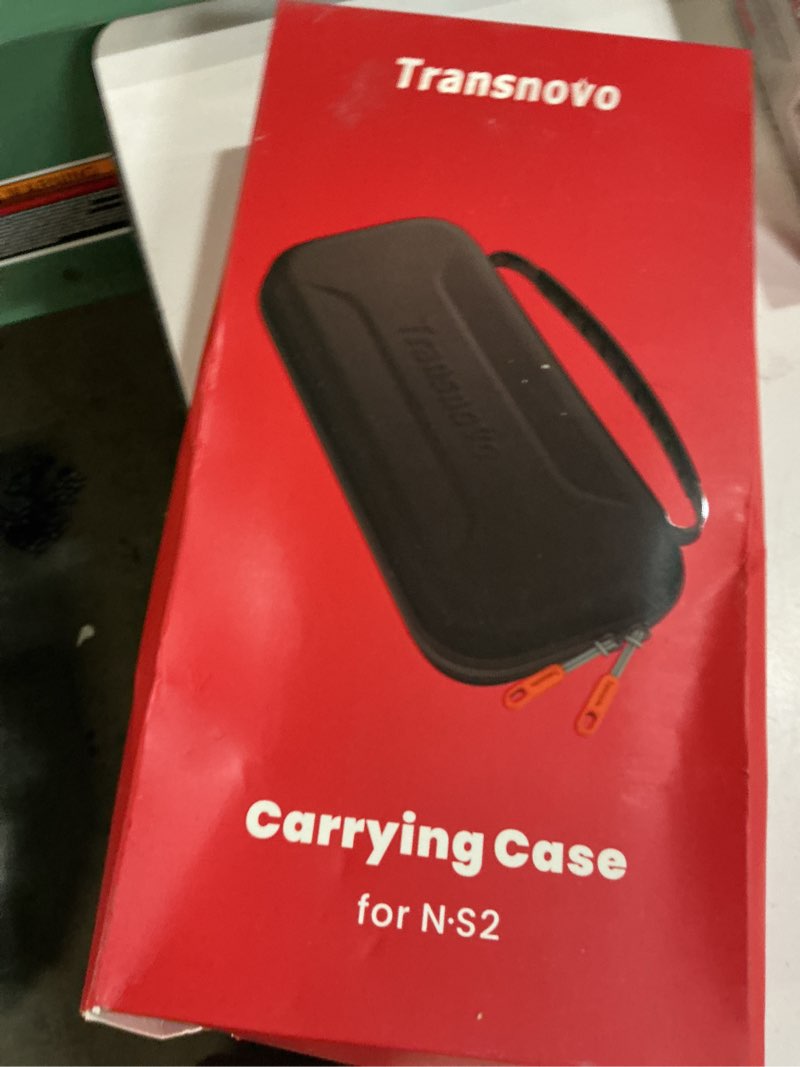 Condition photo showing New/Like New for transnovo carrying case for nintendo switch 2 2025 - protective hard shell portable switch 2 travel case pouch with 24 game card slots and large capacity storage for console & accessories, black single case