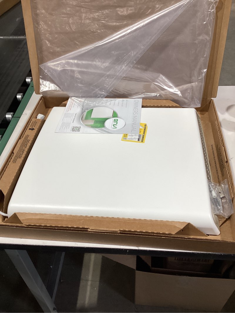 Condition photo showing As Is for Envi Plug-in Electric Panel Wall Heaters for Indoor Use, Energy Efficient 24/7 Heating w/Safety Sensor Protection, Patented Quiet Fan-less Design, Easy 2-Min Install, Space Heater, Made in USA