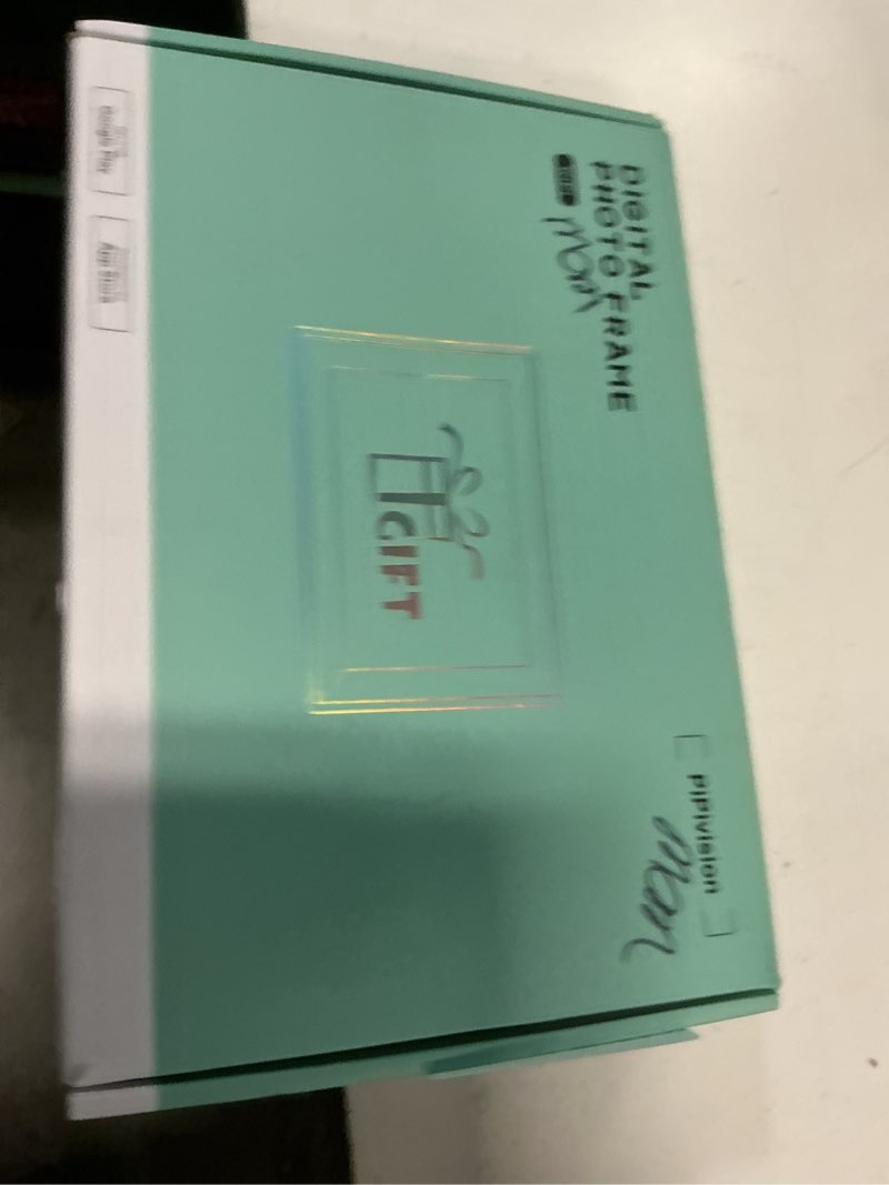 Condition photo showing New/Like New for Frameo 10.1 Inch WiFi Digital Picture Frame, Photo Frame Electronic HD IPS Touch Screen 1280x800 32GB, Wall Mountable Smart Cloud Slideshow, Send Photos from Your Phone Anywhere, Gifts for Parents Black