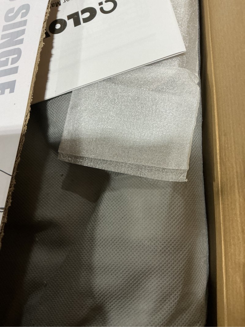 Condition photo showing Good Condition for CLOVIS Brass Brushed Nickel Single Handle Kitchen Faucet, 1.8 GPM, 4-Function Spray Head, Deck Mount